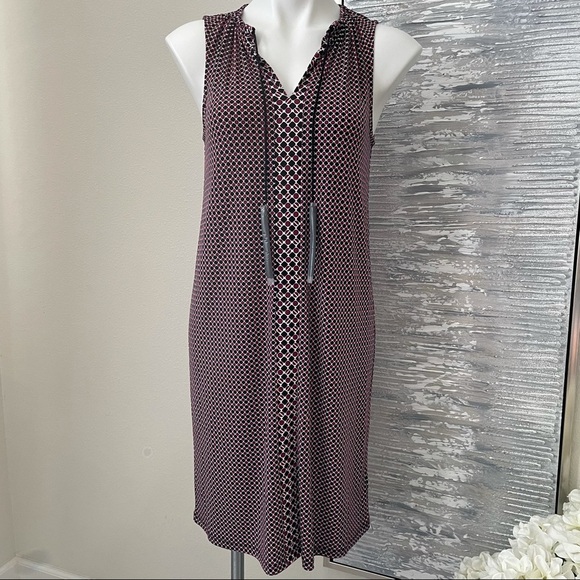 MICHAEL Michael Kors Dresses & Skirts - Michael Kors Women’s Garnet Mixed Print Tassel Dress Size S